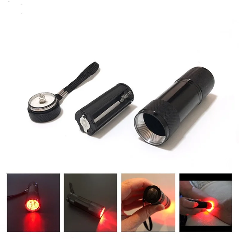 Vein imaging portable red flashlight to assist the search for blood vessel puncture device infrared vascular light