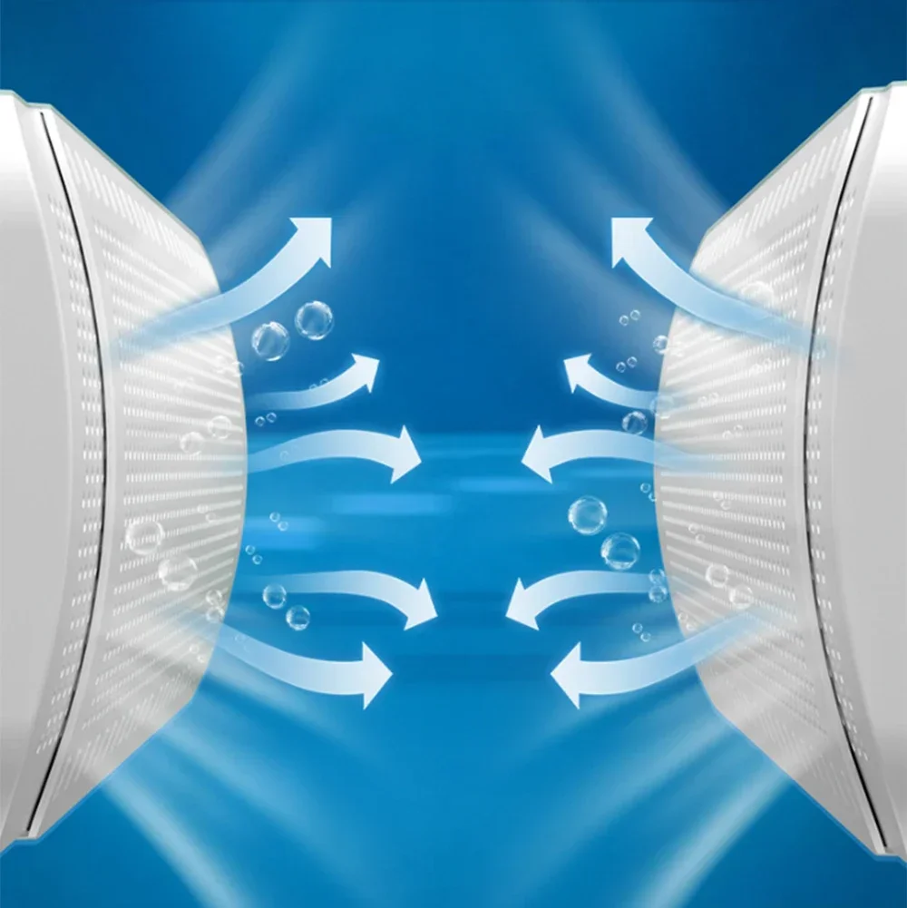 개폐식 배플 에어컨 블록 벽 장착 공기 디플렉터, 직접 기류 방지, 앞유리 보호