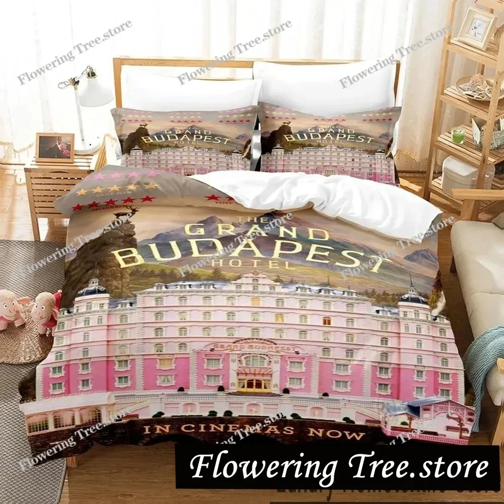 

3D Print The Grand Budapest Hotel Bedding Set Boys Girls Twin Queen King Size Duvet Cover Pillowcase Bed boys Adult