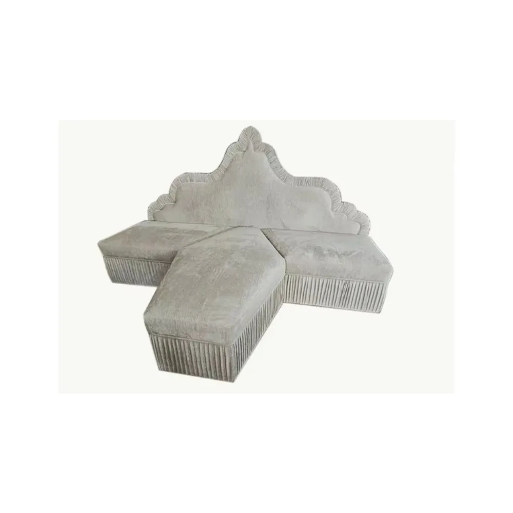 PFS21148 التصميم الحديث للتحويل على شكل حرف T أريكة سرير الحائط النسيج المفروشات للأطفال تخصيص غرفة المعيشة فندق