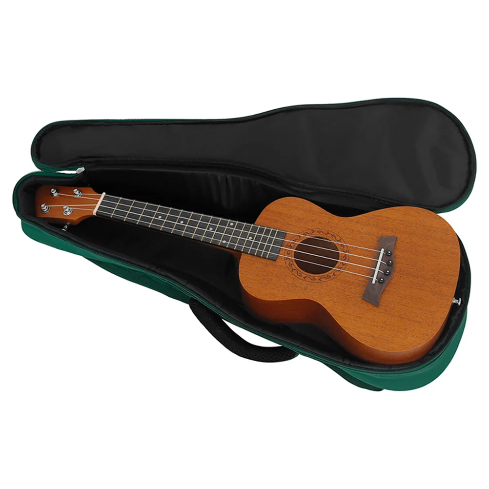 

Padded 23 Inch Ukulele Bag Transparent Side Pocket For Small Items Stylish And Portable Musical Instrument Pouch