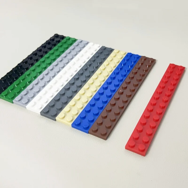 Lot 91988 Plate 2x14 Dots Thin Figures Bricks Toys For Technical Buildings Blocks Compatible Assembles Particles Gifts DIY MOC