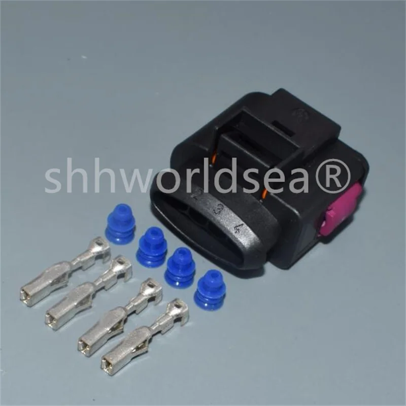 1PCS 4 Pin 3.5 series Female Automotive Electrical Wiring Connector 4D0 971 994 4D0971994 For VW Audi