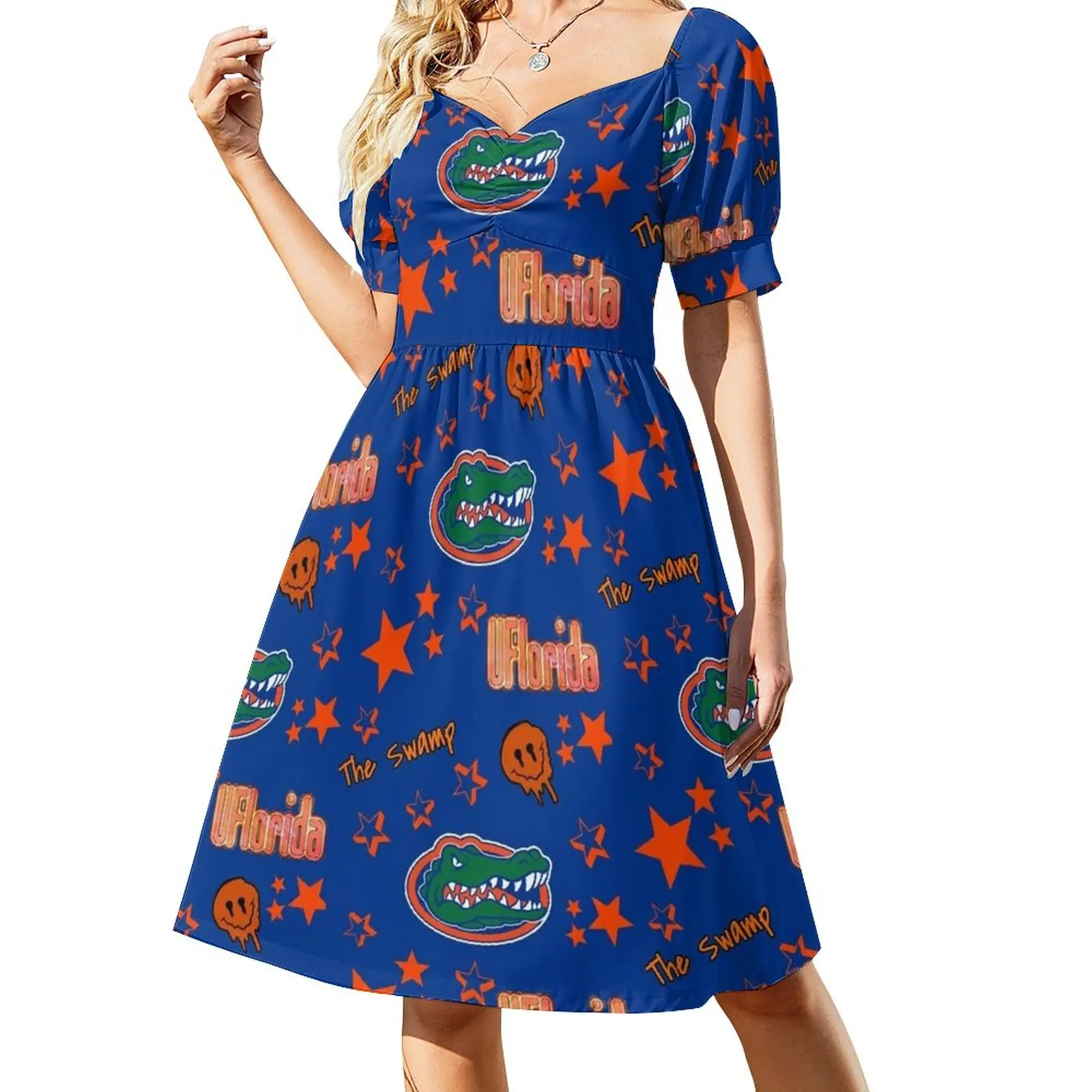 Gator Collage Dress elegant and pretty women's dresses elegant women's sets