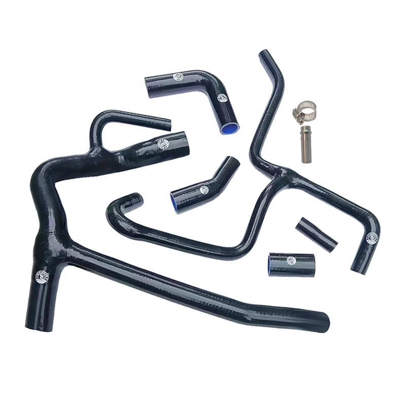 

Car Silicone Radiator Coolant Full Complete Whole Set Pipe Tube Hose Kit For Land Rover Discovery 2 TD5 1999 2000-2004 （6PCS）