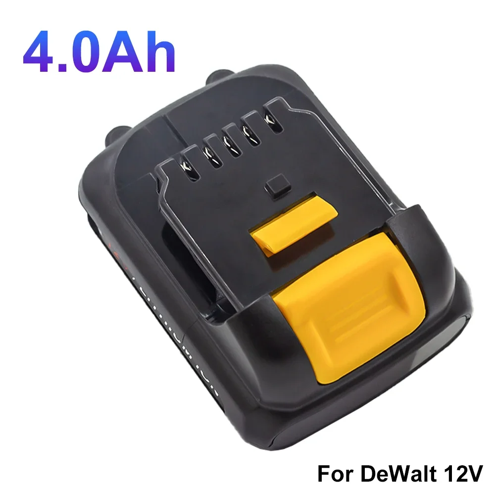 Dla DEWALT 12V 4000mAh DCB120 DCB127 DCB121 10.8V DCB120 DCB127 DCB121 DCB100 DCB101 DCB119 litowo-jonowy akumulator elektronarzędzi