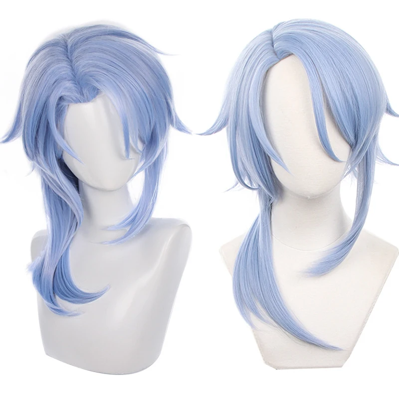 

Kamisato Ayato Cosplay Wig Genshin Impact Kamisato Ayato Simulation Scalp Heat Resistant Synthetic Ayaka Brother Ayato Wigs