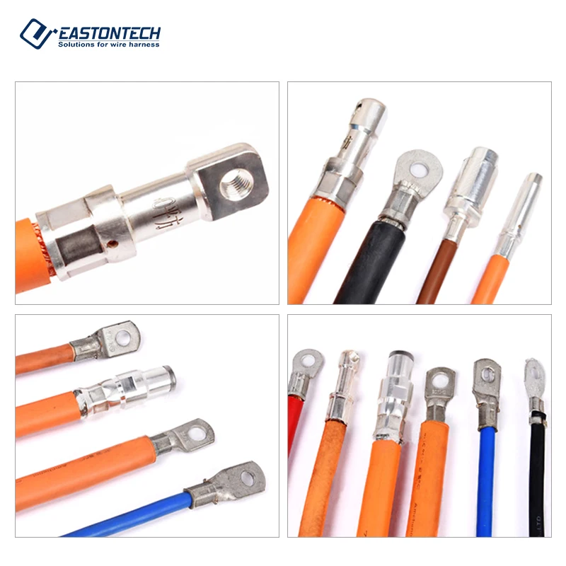 EW-50C-2 10-120mm Cable Lug Terminal Crimping Machine Semi Automatic Hexagonal for Battery Power Cables 220V/110V
