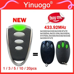 For 94335E Garage Door Remote Control 433.92MHz Electric Gate Control 84330E 84335E 84335EML 84333E 84330EML 84333EML C940 C945