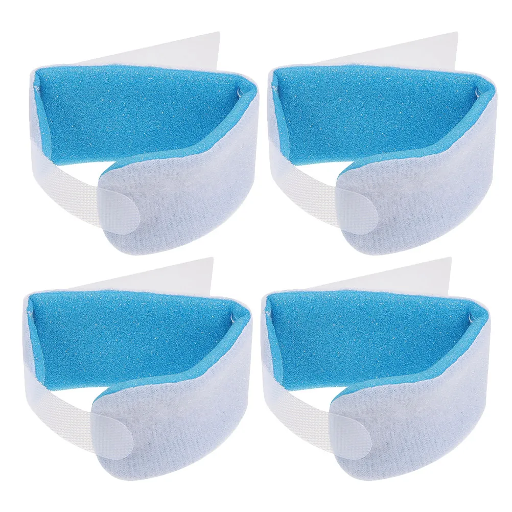 4Pcs Newborn Identification Wristbands Soft Sponge Bands Adjustable Baby Safety Hospital Wristbands Child Security Id