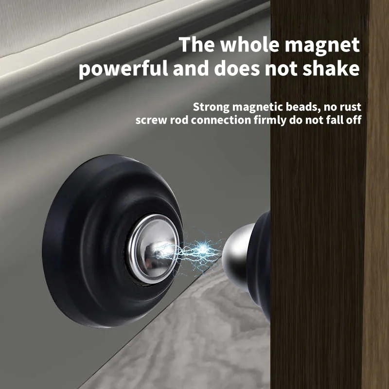 سيليكون الباب تمتص فندق المنزلية قوية المغناطيسي قوي كتم الباب اللمس سيليكون المضادة للتصادم الباب كشك الباب سدادة #2