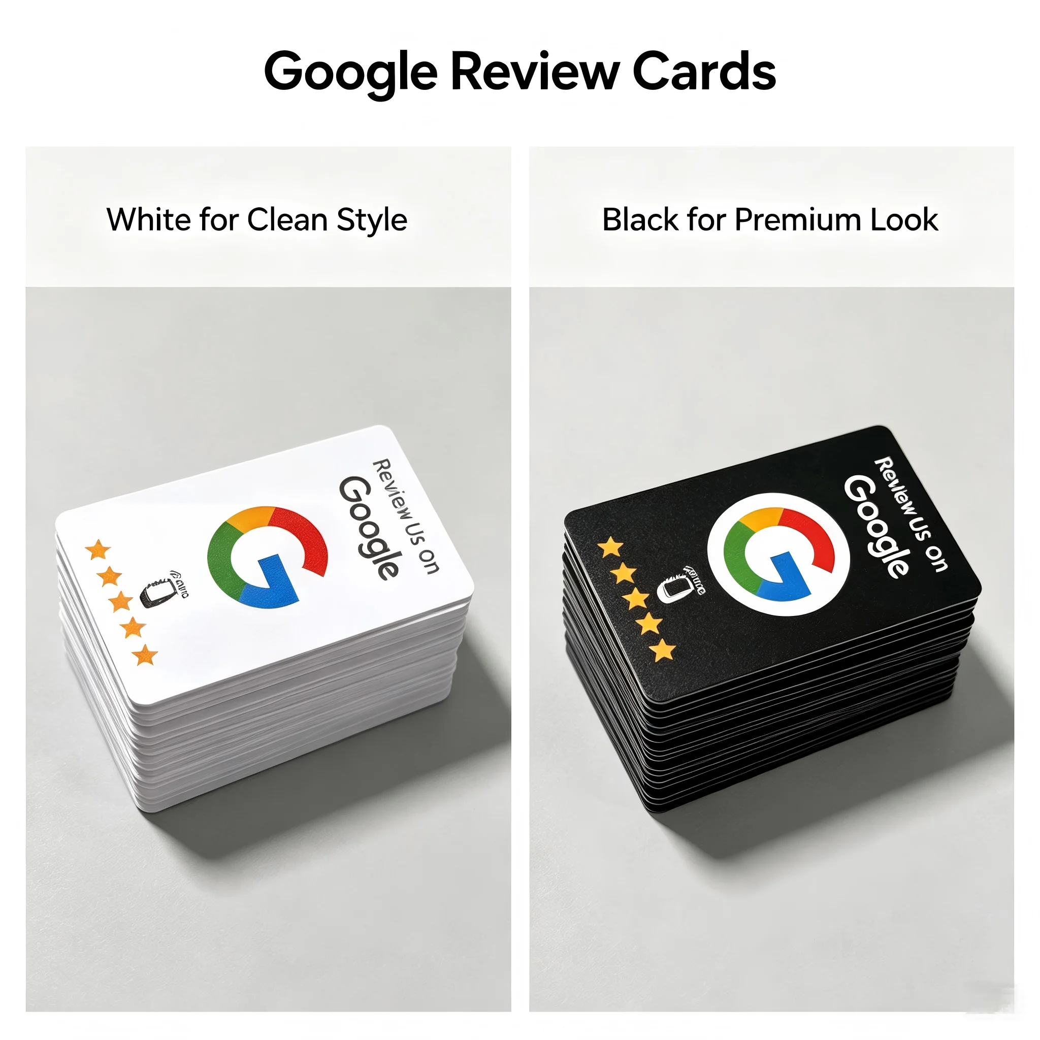 NFC215 Programmable Google Review Card 13.56Mhz Independent Setting Station for Business Marketing