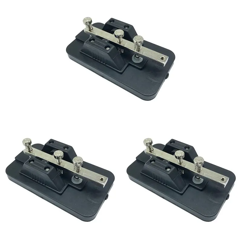 

-[A51I Digital]3X Morse Code Manual CW Keys Teaching Telegraph Practitioner With Buzzer Shortwave Radio Accessories