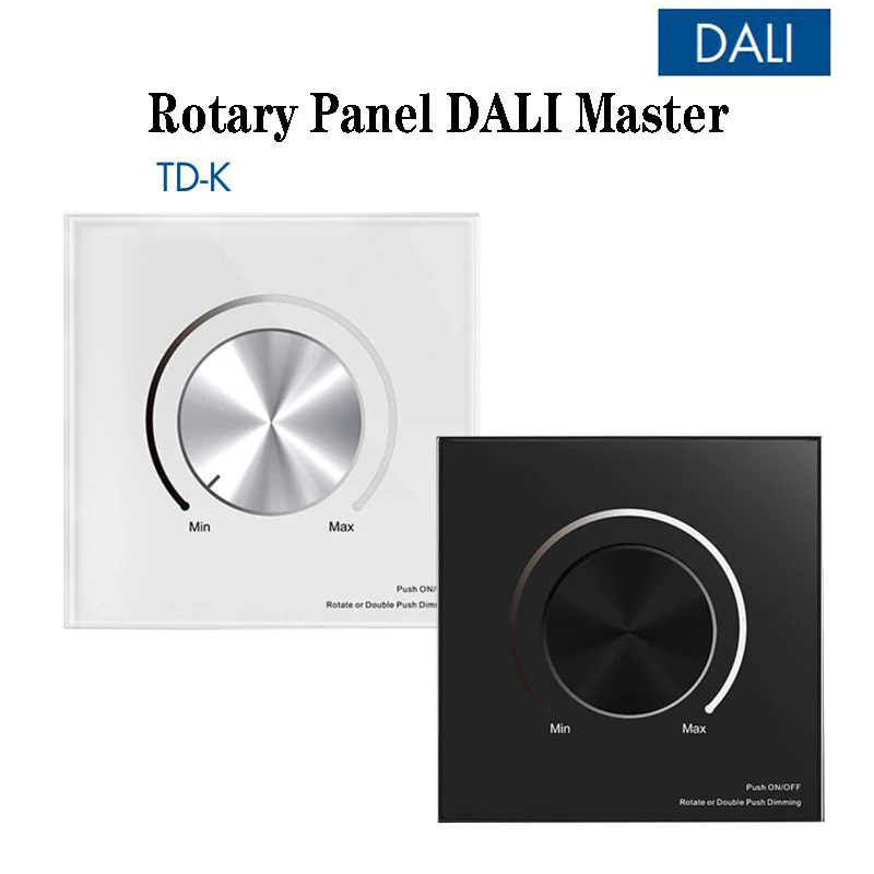 ロータリーパネルdaliマスターは、調光、色温度、rgb、rgbw、rgb-cct照明制御に対応しています。