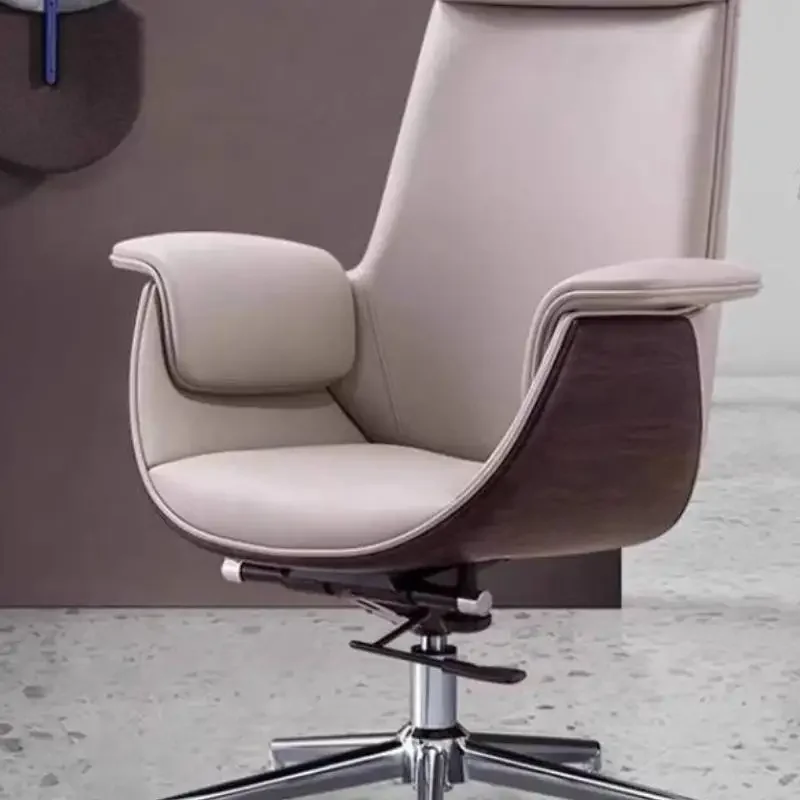 Cadeira de escritório de atualização executiva nórdico moderno oversized confortável cadeiras de escritório ergonômico silla de escritorio móveis para casa
