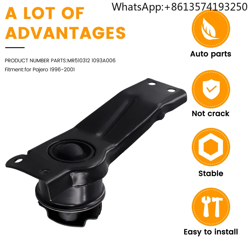 

A73X-Левое крепление двигателя автомобиля MR510312 1093A006 для Mitsubishi Pajero 1996-2001 4G94 Аксессуары для двигателя