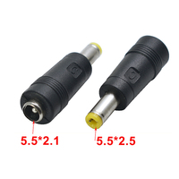 5/10pcs 5.5X2.1 Mm Vrouw Naar 5.5X2.5 Mm Male Dc Power Connector Adapter Laptop 5.5*2.1 Vrouwelijke naar Mannelijke 5.5*2.5