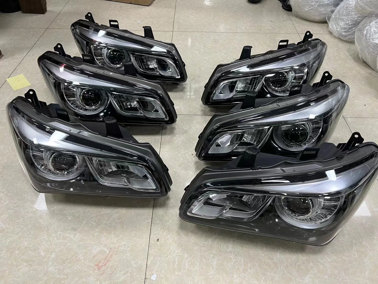 For Infiniti Qx80 Headlight Assembly 12V New High-End Eagle Eye LED Daytime Running Lights 6000K 4000 Lm Original Used