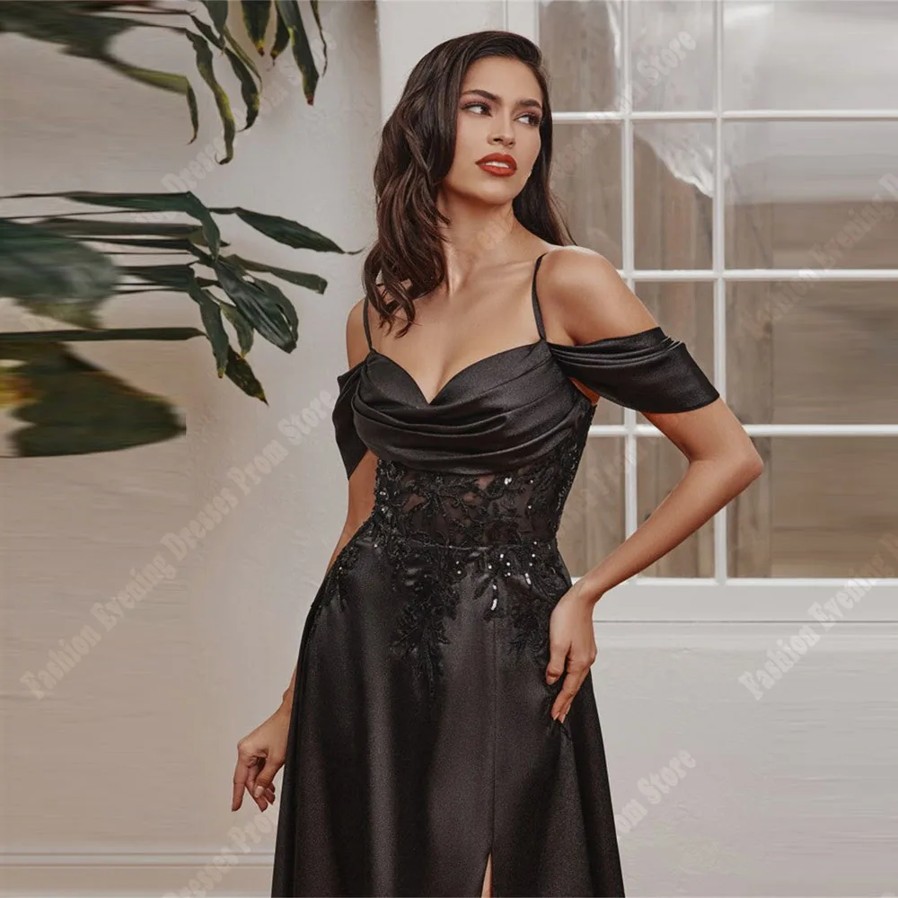 Robe de Soirée de Forme Sirène pour Femme, Sexy, Fente Haute, Bal de Promo Formel, Cocktail, Éducatif, 2024