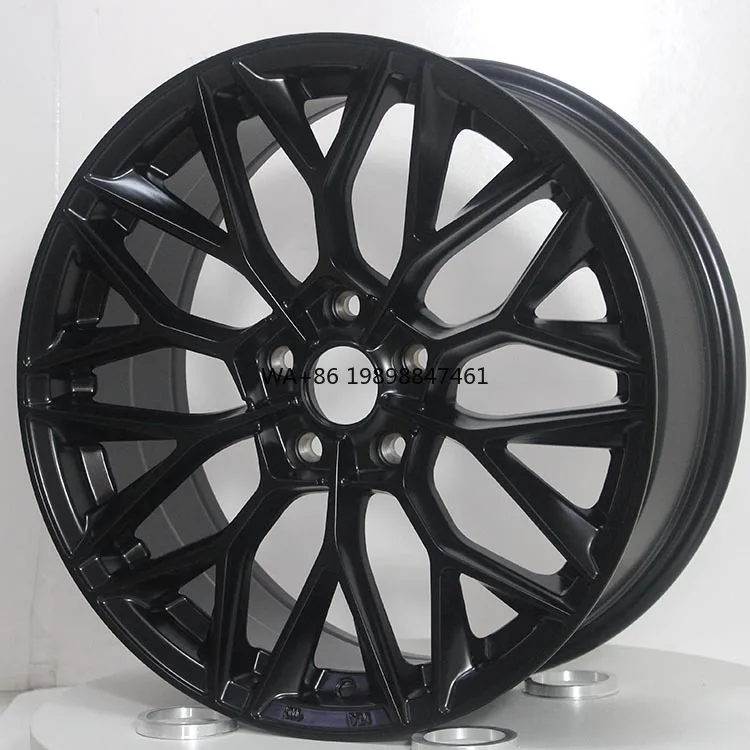 

High Quality New Alloy Car Rims for GTR M3 BRZ for 17-18 Inch Black Finish Multi-Spoke Wheels Made in China #M1018