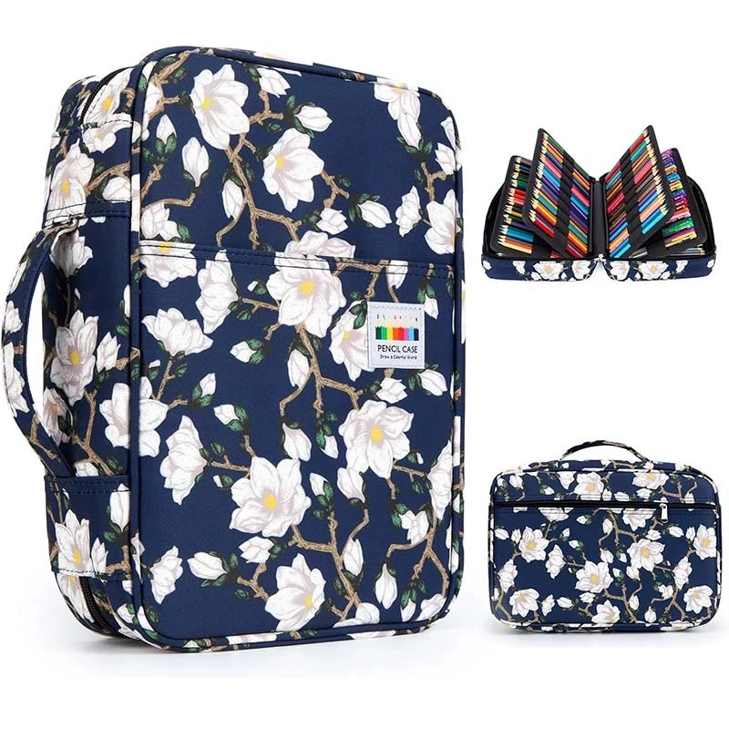 

300-школьный пенал, кавайный пенал для девочек, сумка для ручек, большая вместительная коробка для канцелярских принадлежностей, сумка-органайзер, аксессуары