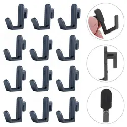 Pegboard Hooks Peg Hookboard Black J Shape Tools Accessories Tool Organizer Heavy Duty Utility Locking Kit Assortment Garage