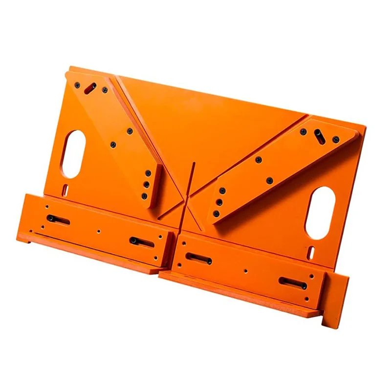 

Door and window frame 45 degree angle cutting aid for aluminum bakelite woodworking tools