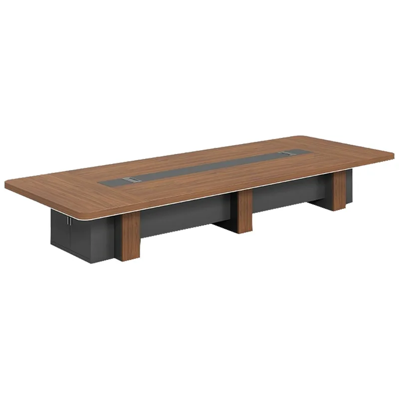Modern conference desk chair combination office meeting multifunctional strip large office conference table
