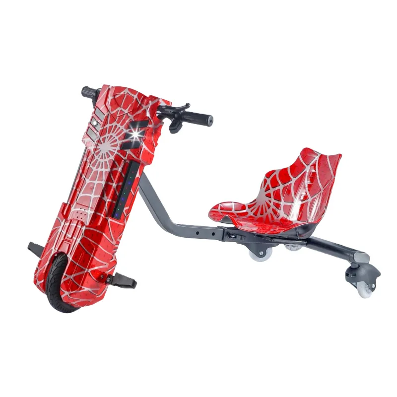 

Electric three-wheeled drift car Internet celebrity square children's play kart electric car tail twisting car