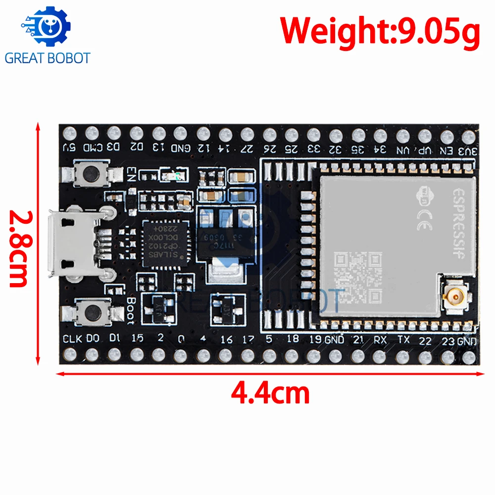 ESP32 - Dev-KitC Core Board:  ESP32 Development Board for Arduino with ESP32 - WR - 32D and ESP32 - WR - 32U