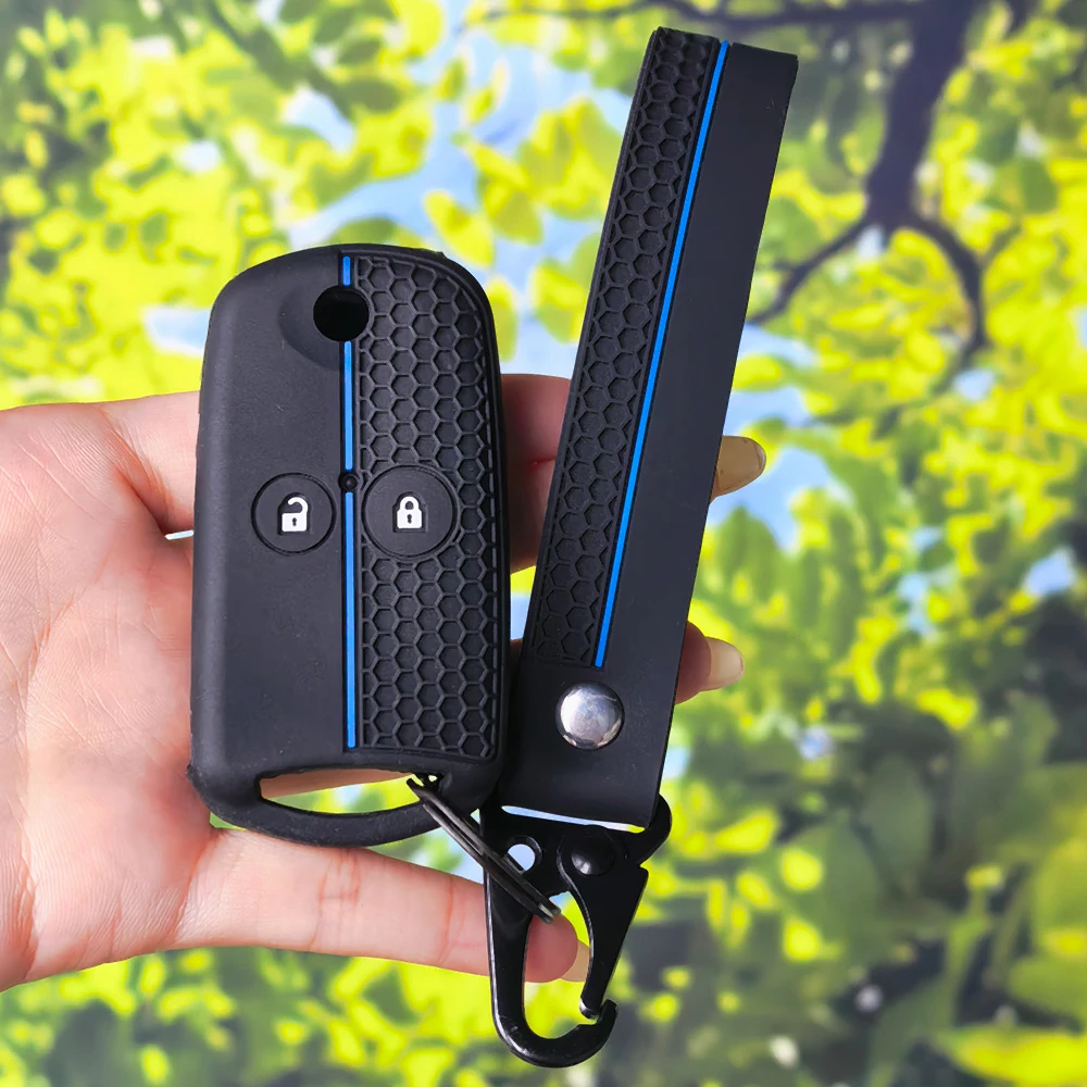 Bendable Silicone Fob Sleeve With Keychain For Honda Civic IX Pilot Accord 8 CRV Jazz HRV ACURA MDX TL TSX ZDX RSX Key Guard