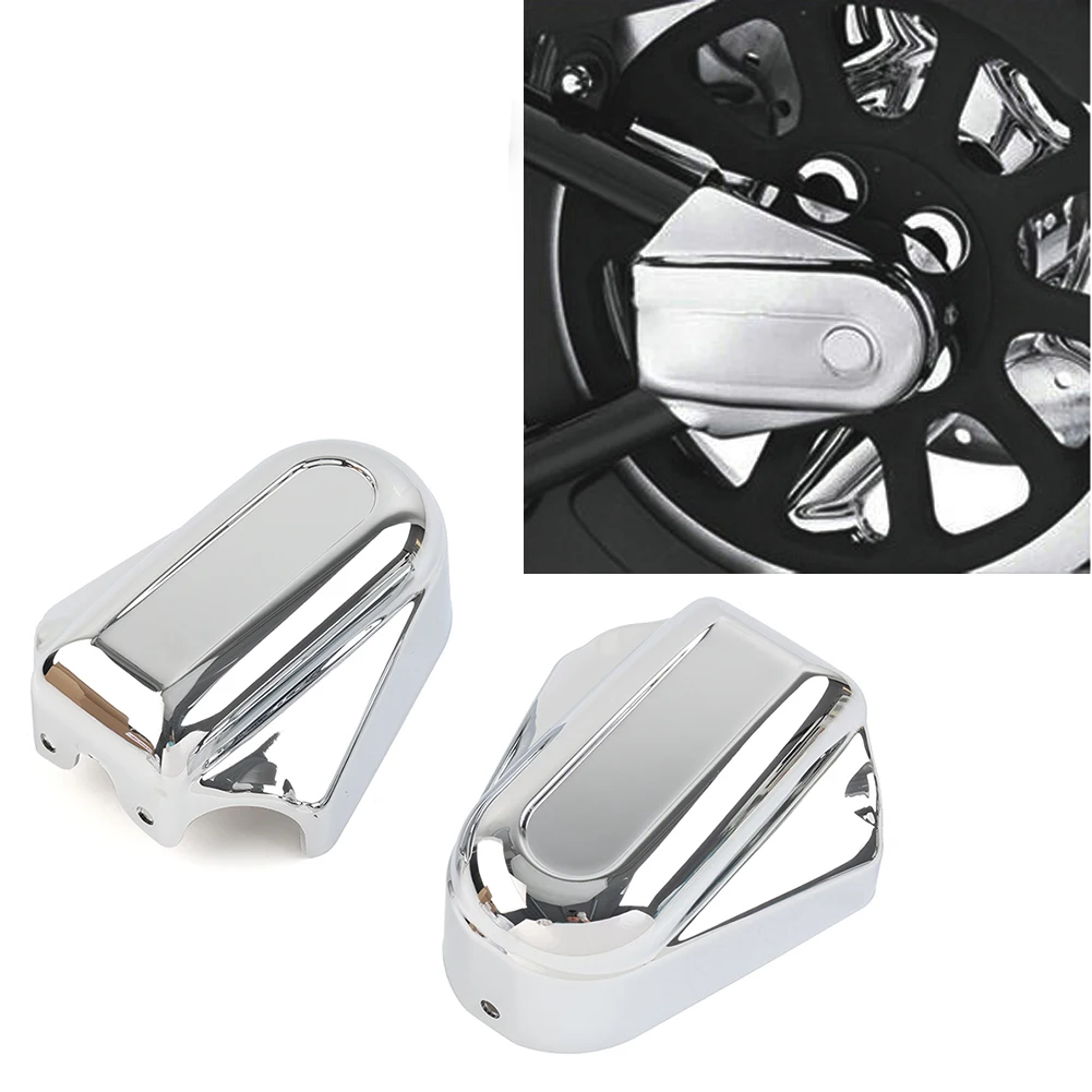 1 para osłona szyb motocyklowy tylna oś osłona wahacza dla Harley Davidson Softail FLSTC FLSTN 2008-2020 chrom/czarny