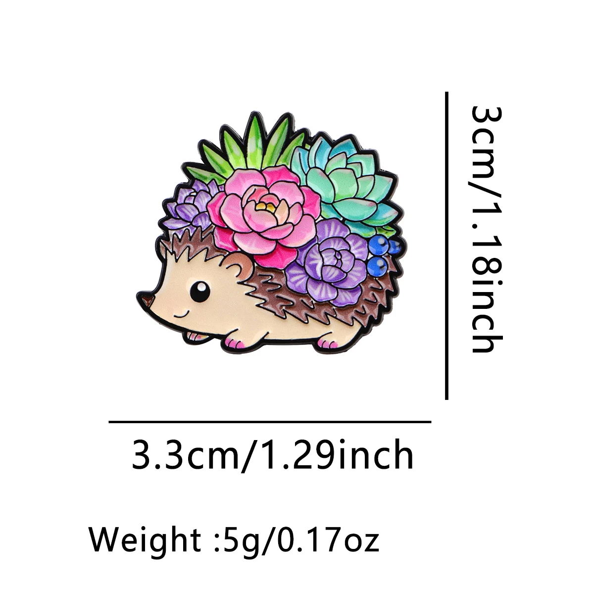 الكرتون النباتات النضرة الحيوانات لينة المينا دبوس بروش للملابس النساء شارة التلبيب دبابيس لحقيبة الظهر اكسسوارات مجوهرات هدية #1