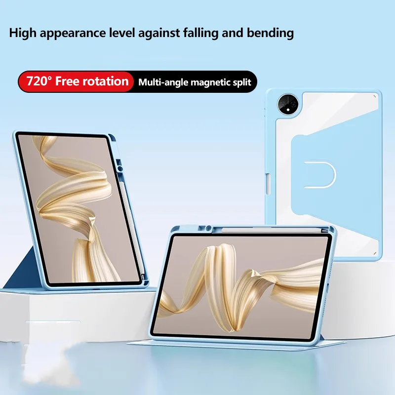 

Вращающийся чехол для Xiaomi Redmi Pad SE 8,7 дюйма 4G Pro 12,1 SE 11 10,61 Xiaomi Poco Pad12.1 6S Pro 12,4 5 6 Pro со слотом для ручки