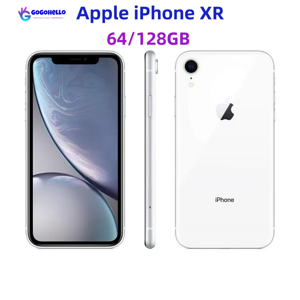 97% новый оригинальный разблокированный мобильный телефон Apple iPhone XR (A1984/A2106) 4G LTE 6,1 дюйма, 3 ГБ ОЗУ, 64/128 ГБ ПЗУ, A12, бионический