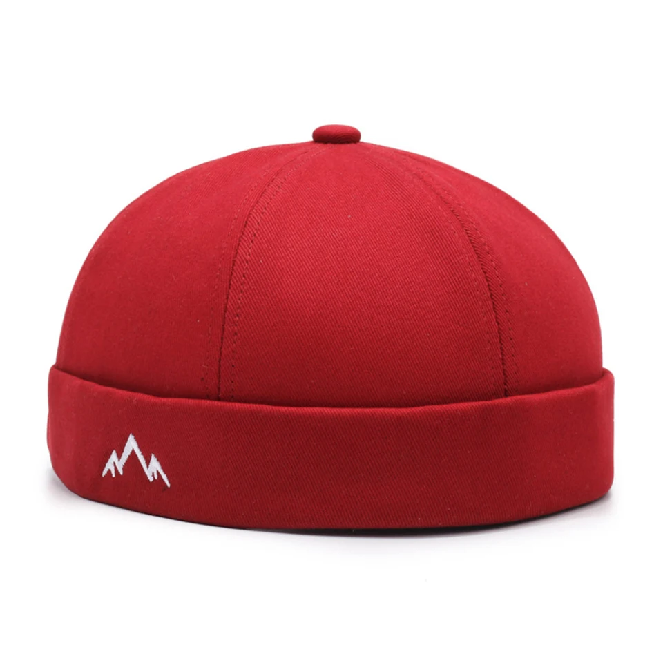 Unisex Brimless Hat Breathable Mountain Beanie Hat Men Adjustable Docker Cap Casual Skullies Cap Women Streetwear Hip Hop Hats, image 8