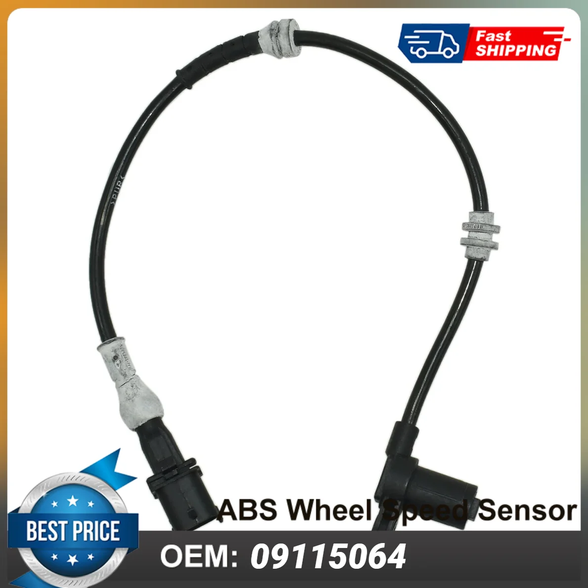 1PCS ABS Wheel Speed Sensor 09115064 0986594027 For Opel Combo Corsa Meriva Tigra, Vauxhall Corsavan 2000-2006