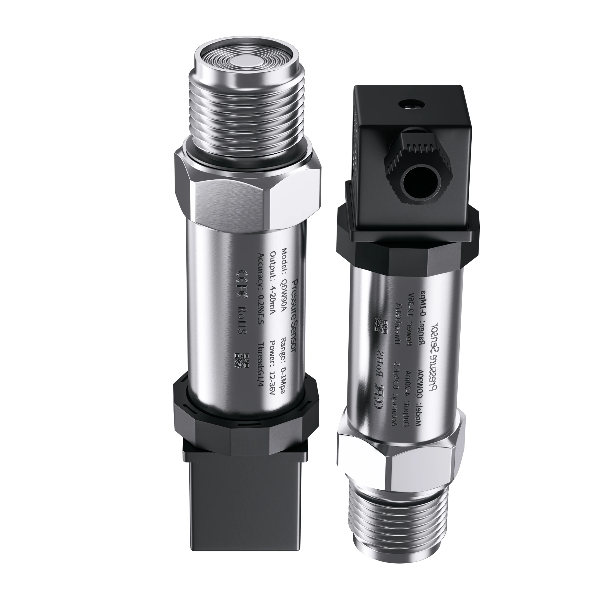 

0-10bar 0-25bar 0-60bar G1/2 Water Oil Gas Air Pressure Transmitter 0-60Mpa to 4-20mA RS485 0-10V 0-3.3V Pressure Sensor