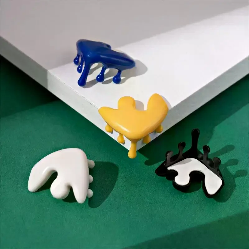 4Pcs PVC Furniture Edge Cushions Water Drop Corner Protectors Table Leg Bumper Guards Home Protection For Sharp Angles