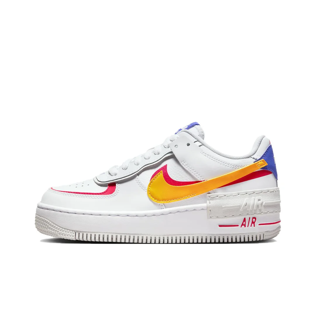 Nike Air Force 1 Shadow Leather Trendy Low Top Sneakers Women's