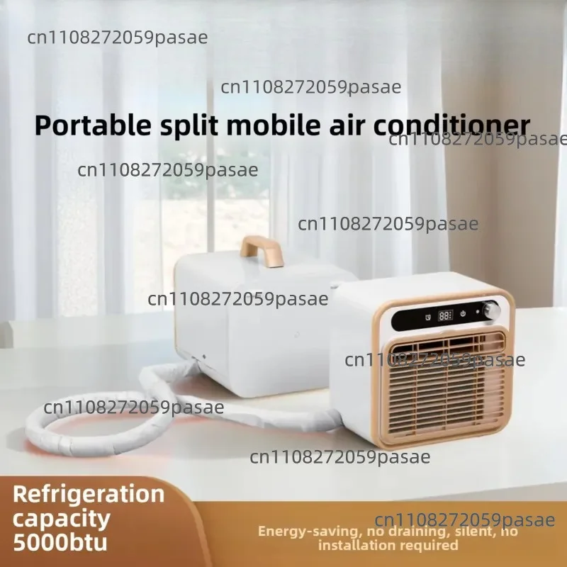 1M portable split mobile air conditioner 5000BTU AC 220V connecting pipe does not need to be installed, energy saving