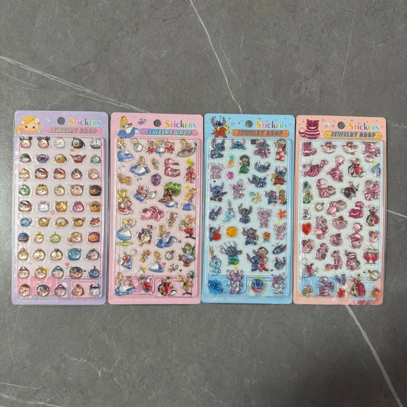 

Mickey, Minnie Cinderella, Stitch3d Cartoon Fairy Tale Style Stickers, Suitable For Gouka，Diy， Cute Girl'S Birthday Gifts