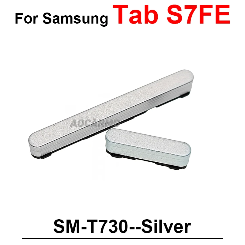 For Samsung Galaxy Tab S7FE SM- T730 Side Keys Power On OFF Volume Buttons Replacement Part
