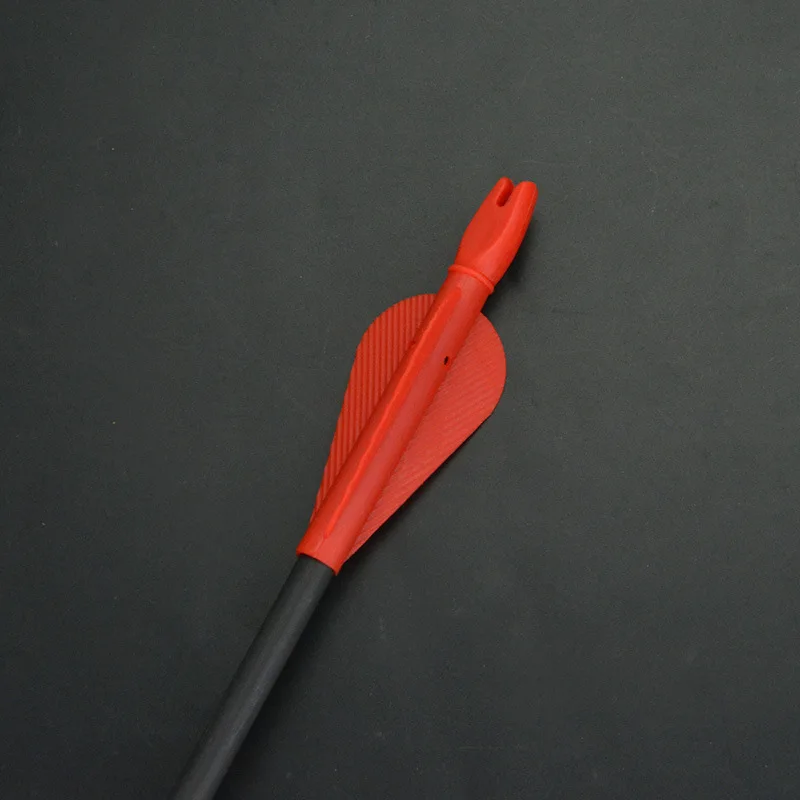 6/12pcs 8mm Arrow Nock Arrow Feathers Plastic Arrow Tails for DIY Hunting Shootings Arrows Compound Recurve Bow