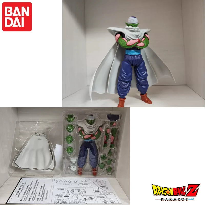 

In Stock! Bandai SHF Dragon Ball Z Piccolo Flute Demon Boy Cloak Piccolo 2.0 The Noble Namekian Action Anime Figures Models Toys