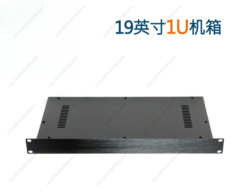 19 Inch 1U Standard Rack Mount Chassis, Custom Sheet Metal Industrial Control Plug-in Box