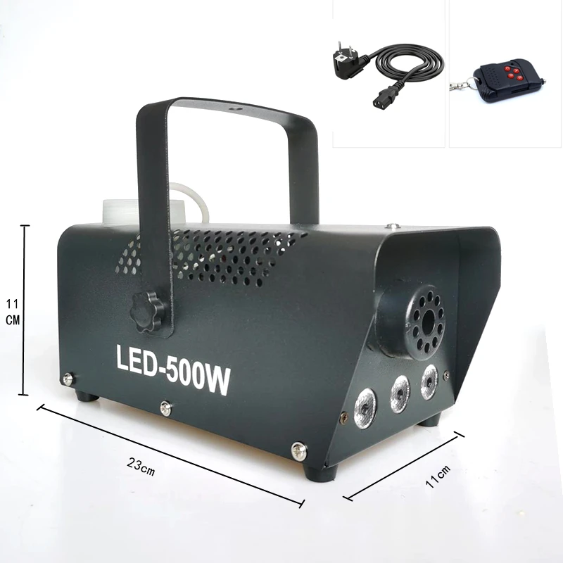 LED 500W Air Column Smoke Machine With Wireless Remote Control Stage Fog Machine Fogger Stage Smoke Ejector For Party Dj Disco