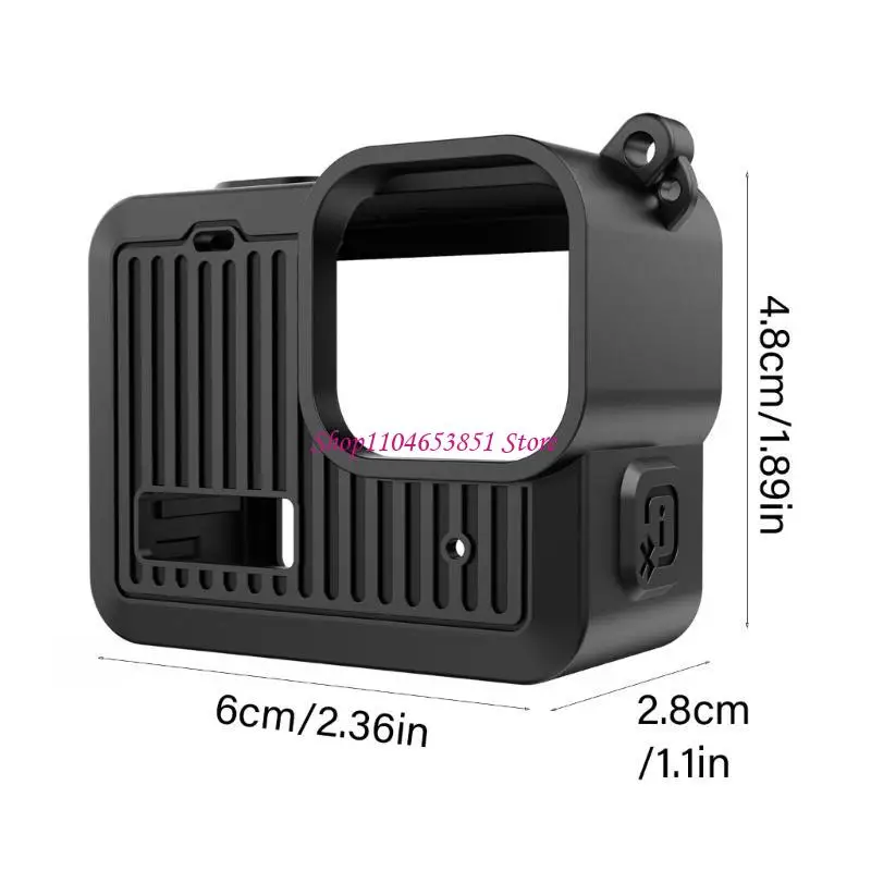 Case recinto silicone para GO 4K 2024 Sports Camera Protetive Shell Cover