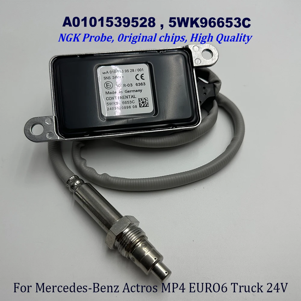 NEW A0101539528 5WK96653C For NGK Probe NOX Sensor High Quality Chip For Mercedes-Benzz Actros Truck 24V A0091530028 5WK96653B