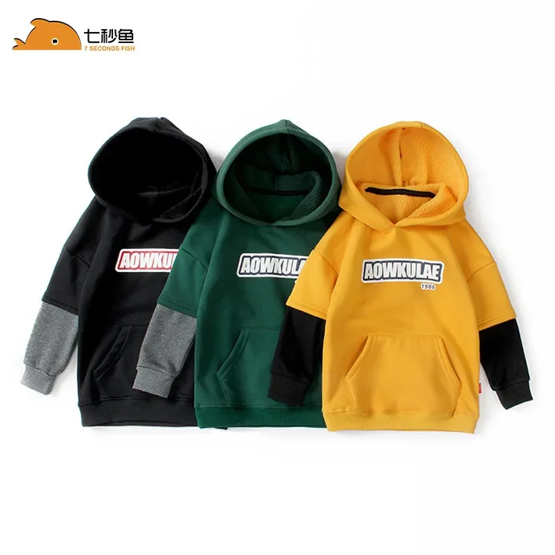 Winter coat Toddler Baby Kids Boy Girl clothes Hooded Hoodie Sweatshirt cotton warm Tops Clothes roupa infantil drop shiping